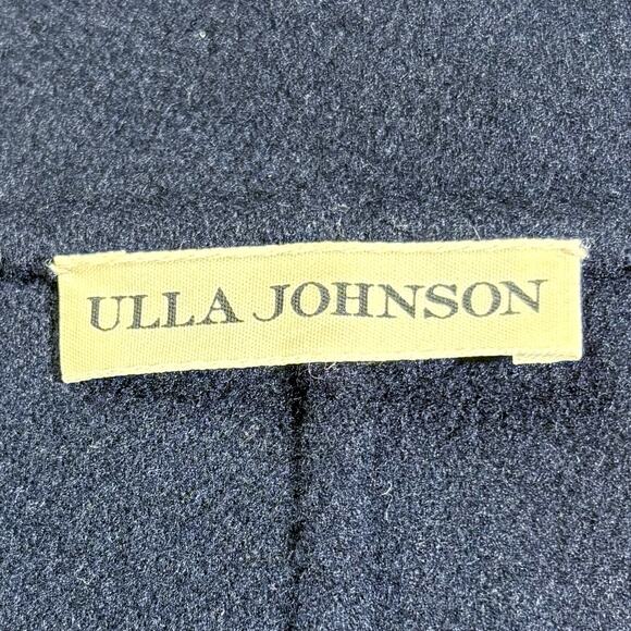Ulla Johnson Eleanor Coat Midnight Blue Wool Open Font Size Small - Picture 5 of 6